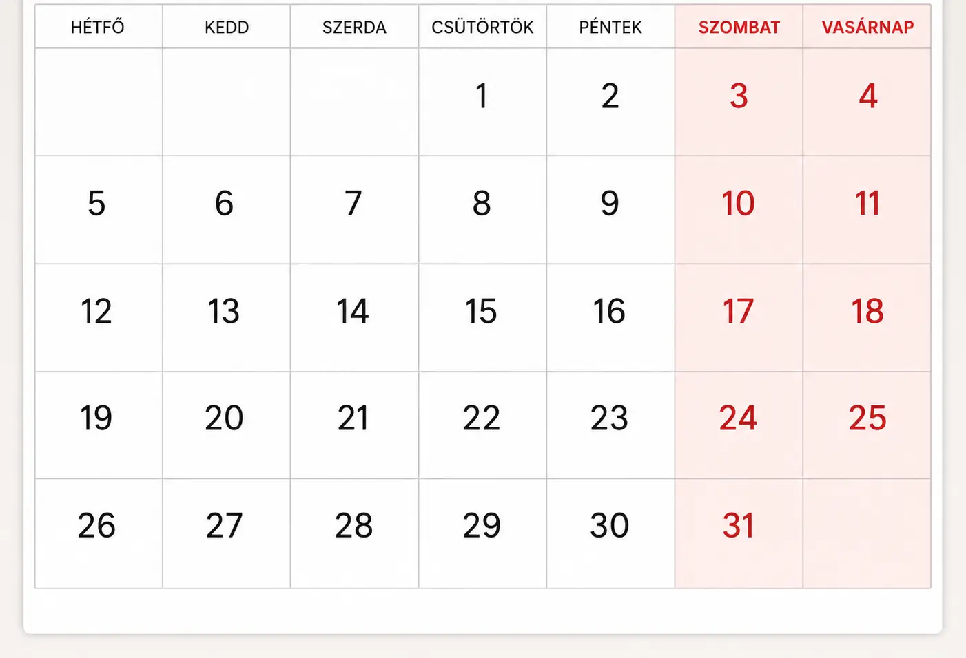 Hétvégi kiszállás